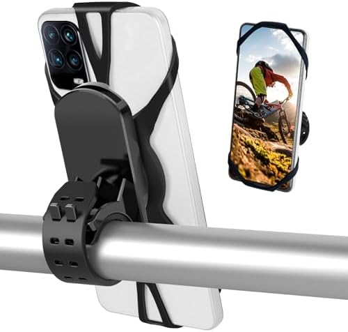 图片[1]-Ninonly 自転車 スマホホルダー シリコン 360度回転&クイ…-日本亚马逊论坛-海外推广-同舟