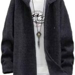 加绒中长款毛衣外套  85/件
黑色：M10、L5、XL3、2XL20...-同舟