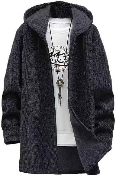 图片[1]-加绒中长款毛衣外套  85/件
黑色：M10、L5、XL3、2XL20…-日本亚马逊论坛-海外推广-同舟