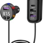 Gueray FMトランスミッター Bluetooth 車載充電器 ...-同舟