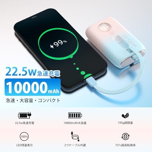 图片[2]-GOHHME モバイルバッテリー 10000mAh 【22.5W急速…-日本亚马逊论坛-海外推广-同舟