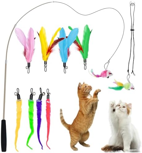 图片[1]-Oziral 猫 おもちゃ 猫じゃらし 釣り竿じゃらし+吸盤吊り上げ…-日本亚马逊论坛-海外推广-同舟