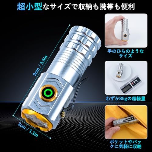 图片[2]-LED 懐中電灯 2000lm高輝度 超小型 軽量 強力LEDライト…-日本亚马逊论坛-海外推广-同舟