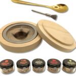 鸡尾酒烟熏器 包涵5个味道的天然香料
一套只要35元-同舟