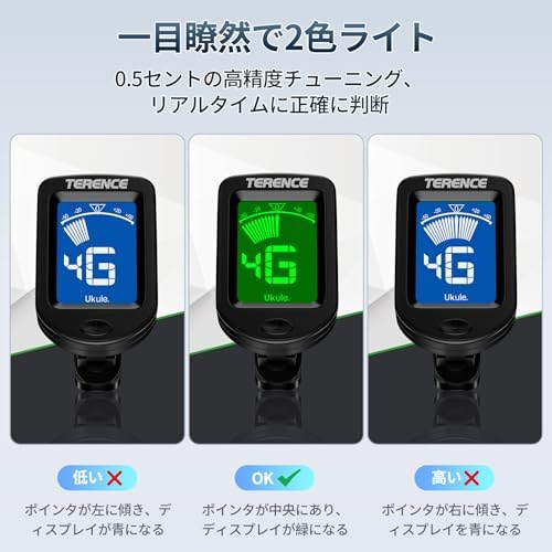 图片[3]-TERENCE Guitar Tuner, Clip Type, H…-日本亚马逊论坛-海外推广-同舟