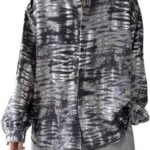 韩版春秋扎染衬衫质量很好
库存在评论区，颜色对比最后一个图
靓仔必备[...-同舟