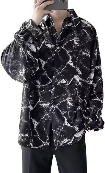 图片[4]-韩版春秋扎染衬衫质量很好
库存在评论区，颜色对比最后一个图
靓仔必备[…-日本亚马逊论坛-海外推广-同舟