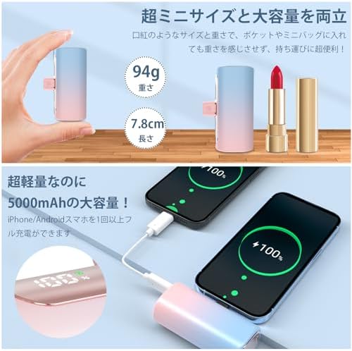 图片[3]-Gueray モバイルバッテリー 超小型 5000mAh大容量 Ty…-日本亚马逊论坛-海外推广-同舟