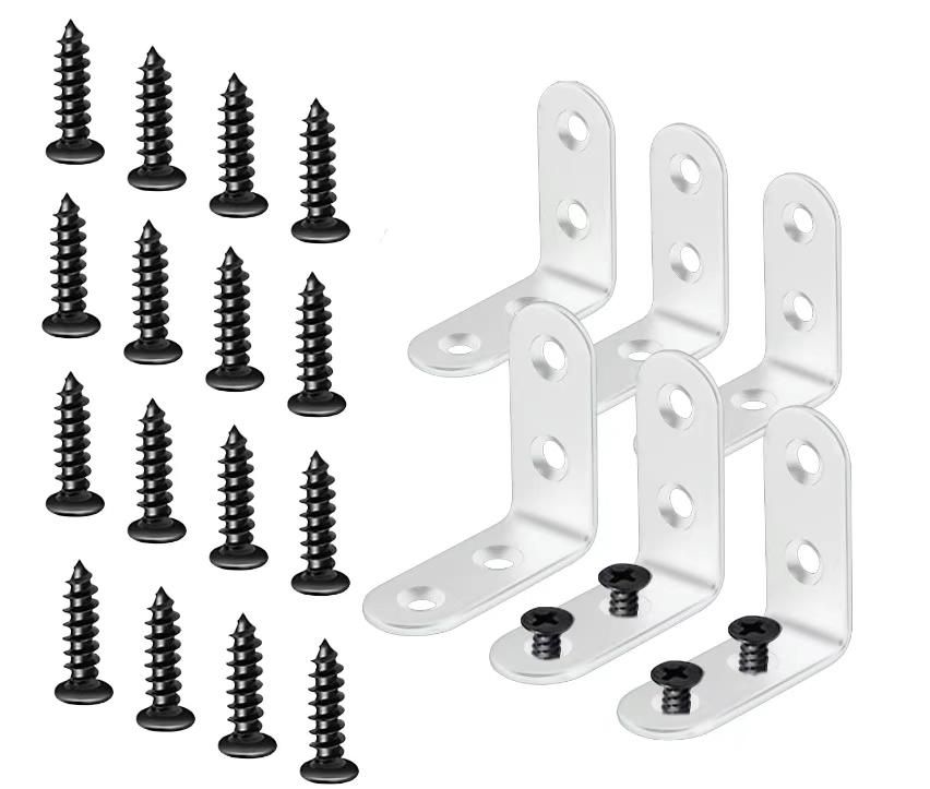 图片[1]-15元一套 只有五套
L型铁角码5*5白（20个装）加螺丝-日本亚马逊论坛-海外推广-同舟