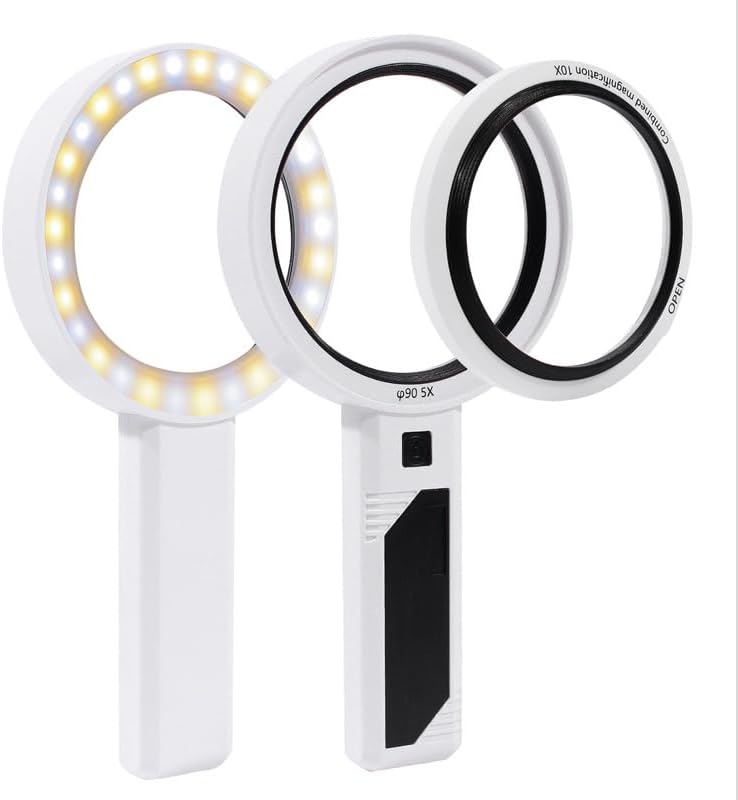 图片[8]-Ninonly 手持ちルーペ 拡大鏡 虫眼鏡 スタンドルーペ 5倍&…-日本亚马逊论坛-海外推广-同舟