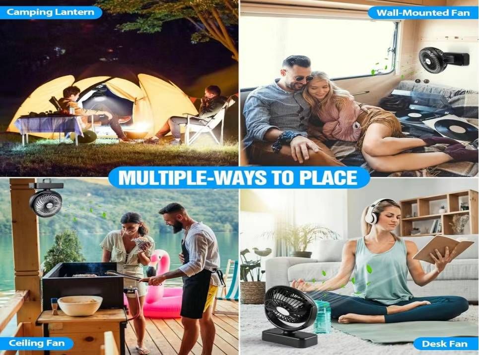 5000毫安 露营风扇 55元一个包邮-日本亚马逊论坛-海外推广-同舟