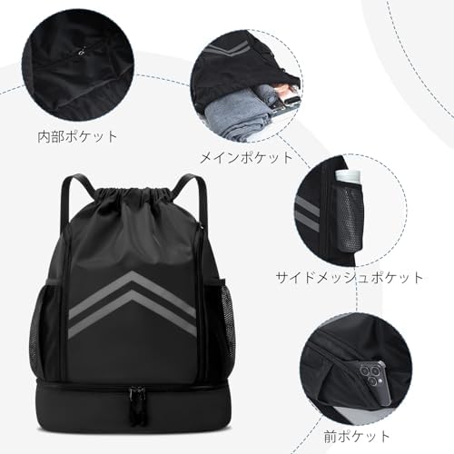 图片[3]-[Ninonly] ナップサック ジムサック ナップザック プールバ…-日本亚马逊论坛-海外推广-同舟