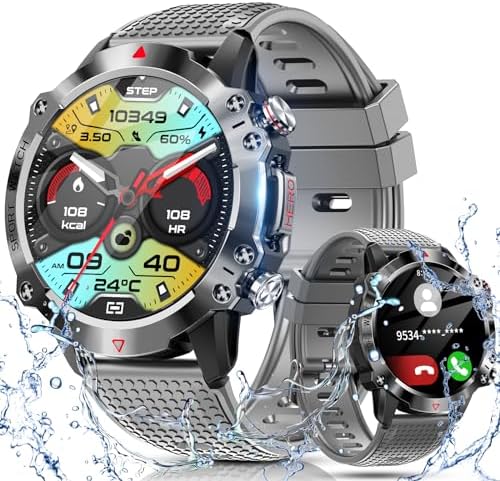 图片[1]-スマートウォッチ【2024新登場 軍用規格】Bluetooth5.3…-日本亚马逊论坛-海外推广-同舟