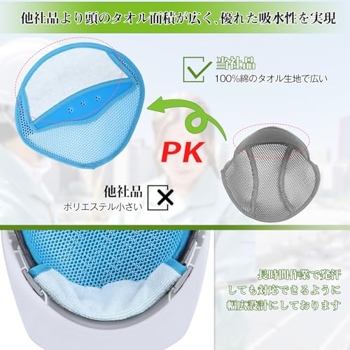 图片[6]-汗取り ヘルメット インナーキャップ 5枚セット 冷却グッズ 作業…-日本亚马逊论坛-海外推广-同舟