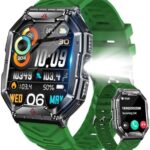 スマートウォッチ【2024アップグレード 軍用規格】 Bluetoo...-同舟