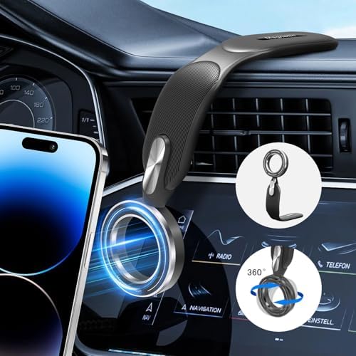 图片[1]-スマホホルダー 車 Ninonly スマホスタンド 車 マグネット …-日本亚马逊论坛-海外推广-同舟