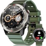 スマートウォッチ【2024アップグレード・軍用規格】Bluetoot...-同舟