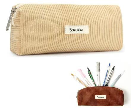 图片[1]-灯芯绒复古纯色笔袋 杏色
20元一个包邮-日本亚马逊论坛-海外推广-同舟