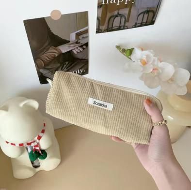 图片[2]-灯芯绒复古纯色笔袋 杏色
20元一个包邮-日本亚马逊论坛-海外推广-同舟