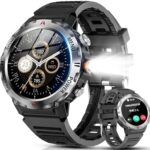 スマートウォッチ【2024冬新登場 軍用規格 懐中電灯】Blueto...-同舟