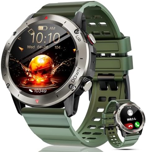 图片[1]-スマートウォッチ【2024秋改良最新型 軍用規格】Bluetooth…-日本亚马逊论坛-海外推广-同舟