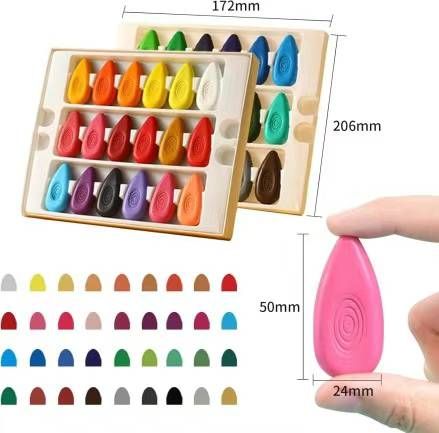 水滴状蜡笔 36色50元一套包邮-日本亚马逊论坛-海外推广-同舟