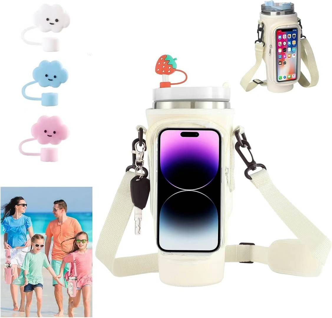 图片[1]-斜跨水杯套透明触屏袋 （黑色+3个云朵吸管帽
斜跨水杯套透明触屏袋 （…-日本亚马逊论坛-海外推广-同舟