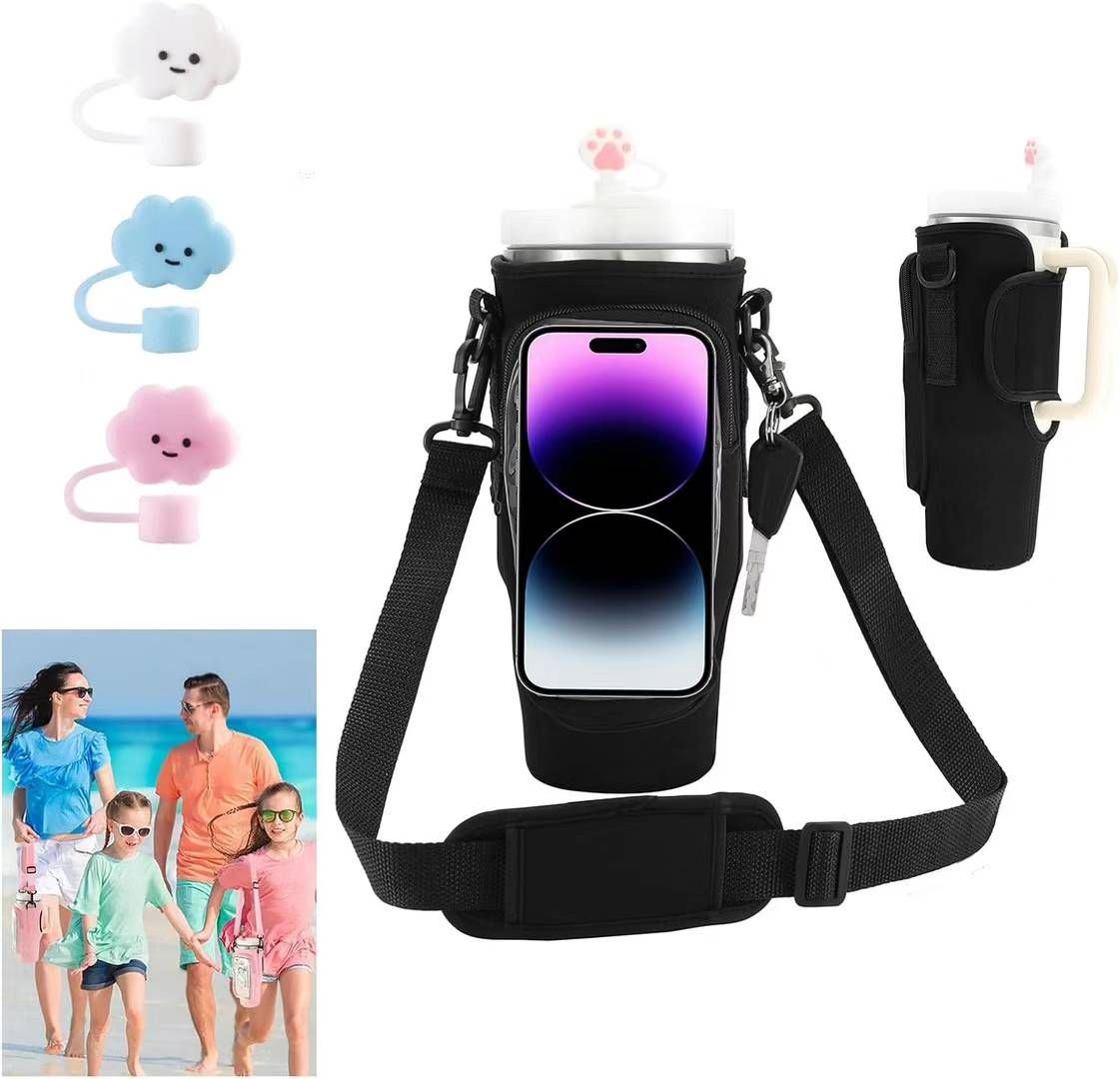 图片[2]-斜跨水杯套透明触屏袋 （黑色+3个云朵吸管帽
斜跨水杯套透明触屏袋 （…-日本亚马逊论坛-海外推广-同舟