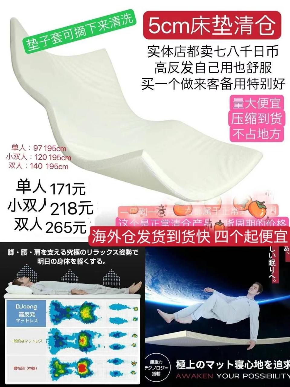 图片[1]-床垫海外仓发货到货快-日本亚马逊论坛-海外推广-同舟