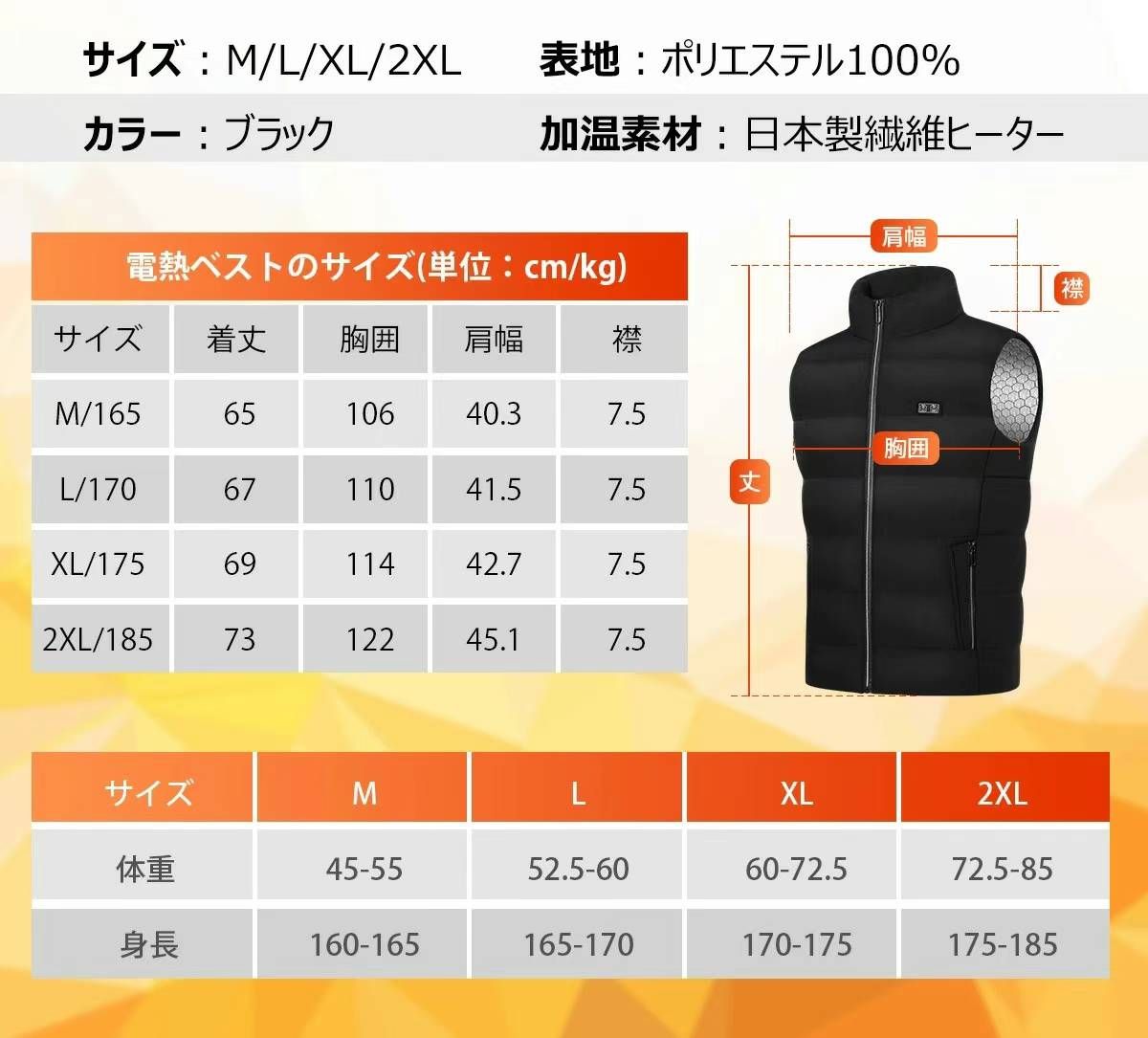 电热马甲不带充电宝
一件起批65包邮,10件是60包邮-日本亚马逊论坛-海外推广-同舟