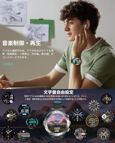 图片[7]-スマートウォッチ【2025新登場 2種バンド付き】軍用規格 懐中電灯…-日本亚马逊论坛-海外推广-同舟