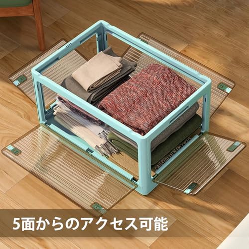 图片[2]-Amazon｜楽活 収納ボックス 収納ケース 28.2L 透明 ５面開…-日本亚马逊论坛-海外推广-同舟