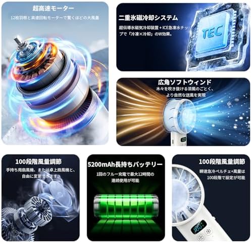 图片[3]-携帯扇風機 冷却プレート【2025夏新登場 -16℃瞬間冷却】ハンデ…-日本亚马逊论坛-海外推广-同舟