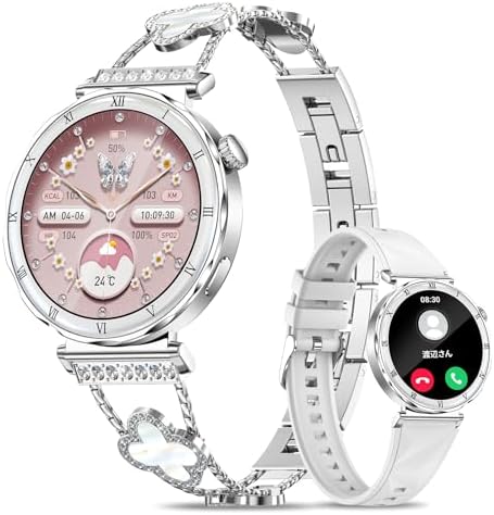 图片[1]-スマートウォッチ レディース 丸型 1.19インチ iPhone ア…-日本亚马逊论坛-海外推广-同舟