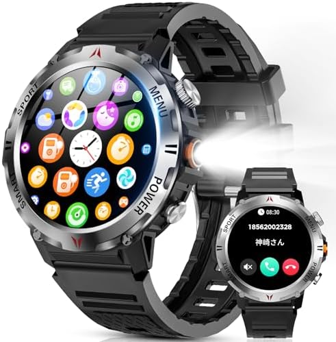 图片[1]-スマートウォッチ【2024アップグレード】軍用規格 耐衝撃 IP68…-日本亚马逊论坛-海外推广-同舟