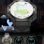 スマートウォッチ【2025改良最新型 2種バンド付き】軍用規格 | ...-同舟
