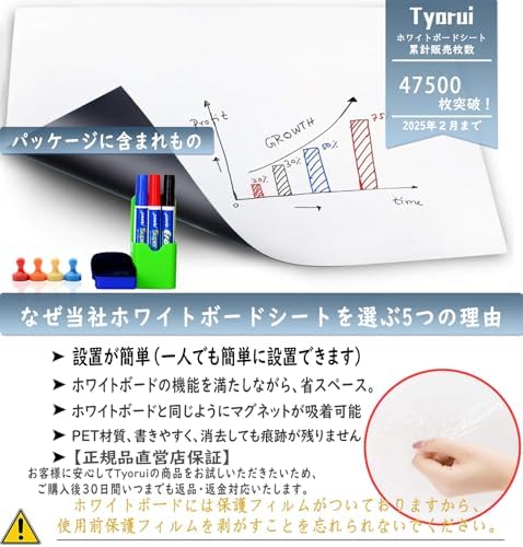图片[2]-ホワイトボード シート 40×80cm 磁石がくっつき ホワイトボー…-日本亚马逊论坛-海外推广-同舟