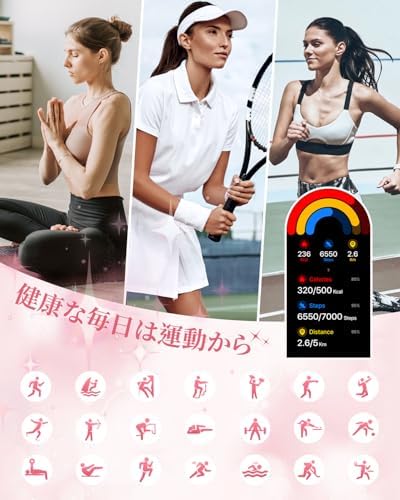 图片[5]-スマートウォッチ レディース 丸型 1.19インチ iPhone ア…-日本亚马逊论坛-海外推广-同舟