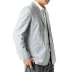 国内采购价300一件的高质量亚麻单西外套，现在特价140元一件，海外仓...-同舟