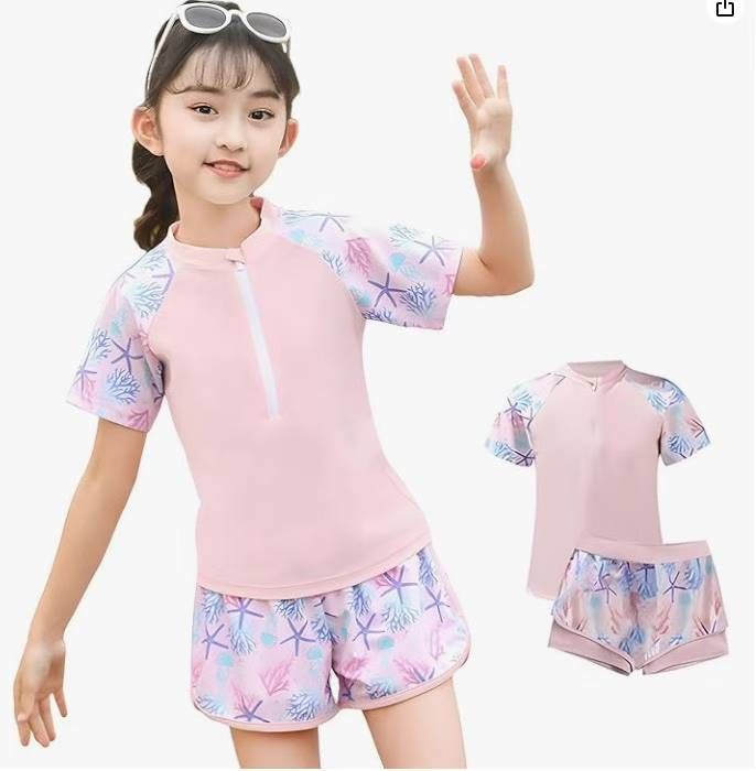 图片[2]-儿童分体游泳衣
两个颜色可选 
尺码：3Xl；4XL-日本亚马逊论坛-海外推广-同舟