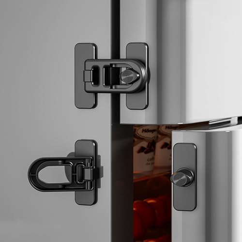 图片[1]-チャイルドロック 冷蔵庫ロック 2個セット地震対策 穴あけ不要 設…-日本亚马逊论坛-海外推广-同舟