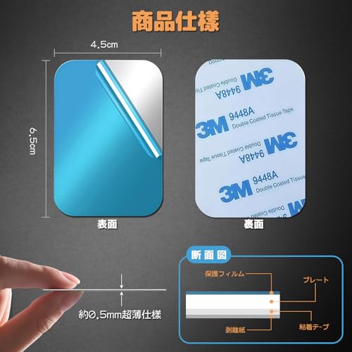 图片[5]-スチールプレート マグネット用 金属プレート ステンレス製 3M両…-日本亚马逊论坛-海外推广-同舟