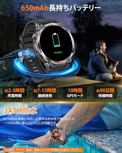 图片[6]-スマートウォッチ【2025最新進化 軍用規格 ChatGPT搭載】G…-日本亚马逊论坛-海外推广-同舟