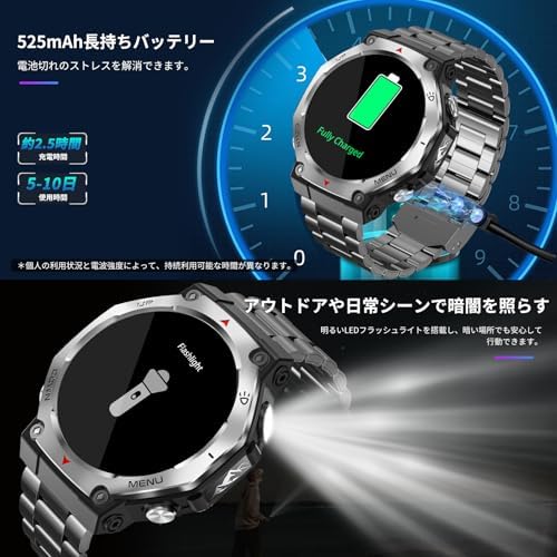 图片[4]-スマートウォッチ【2025年最新 軍用規格】Bluetooth通話 …-日本亚马逊论坛-海外推广-同舟