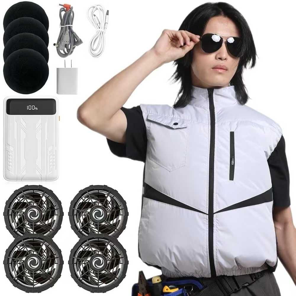 图片[1]-灰色无袖空调服L XL 2XL可选
四个风扇 两万毫安充平台售价九千多…-日本亚马逊论坛-海外推广-同舟