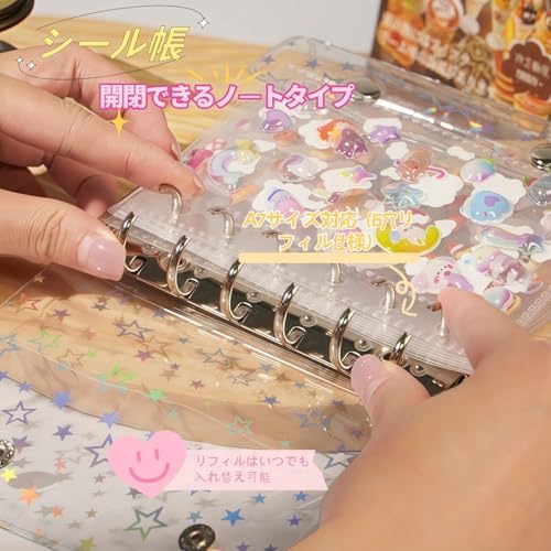 图片[8]-透明 シール帳 A7 サイズ ミニバインダー【20枚リフィル付き】…-日本亚马逊论坛-海外推广-同舟