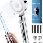 シャワーヘッド 節水 高水圧 5段階モード 手元止水機能 微細ナノバ...-同舟