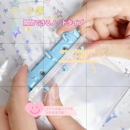图片[6]-PAEUKUON 透明 シール帳 A8 ミニサイズ シールバインダー…-日本亚马逊论坛-海外推广-同舟