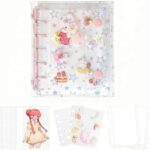 PAEUKUON シール帳 透明 M5サイズ 【バインダー×1個+リ...-同舟