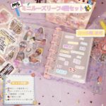 PAEUKUON シール帳 透明 M5サイズ 【バインダー×1個+リ...-同舟